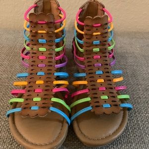 Mia Gladiator Girls Sandals US Girls Size 12